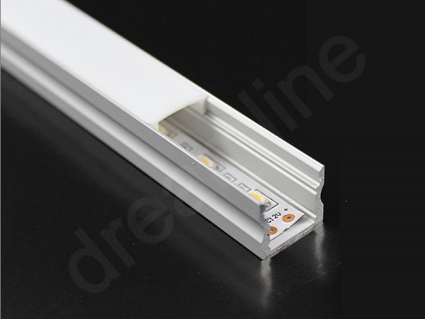 LED Alu Profil Aufbau TM15 OHNE LED Stripes