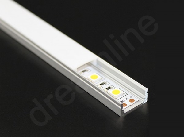 LED Alu Profil Aufbau TM15 OHNE LED Stripes